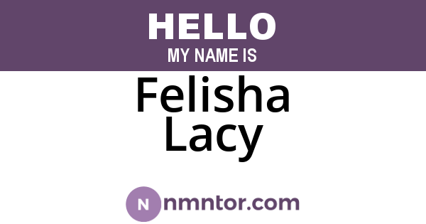 Felisha Lacy
