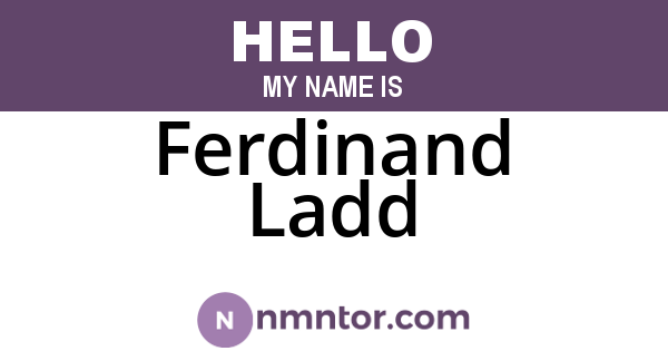 Ferdinand Ladd