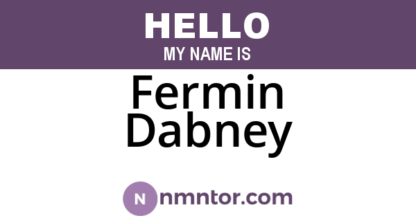 Fermin Dabney