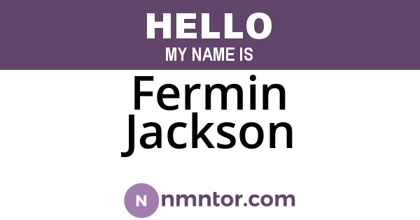 Fermin Jackson