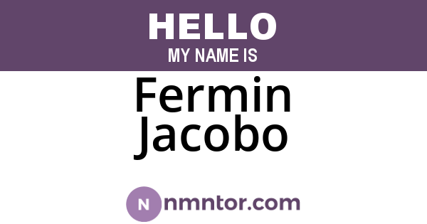 Fermin Jacobo