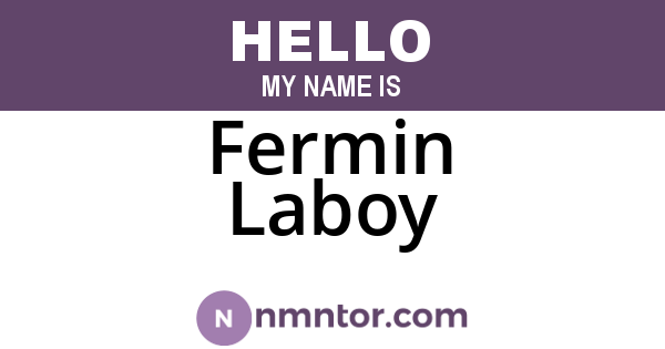 Fermin Laboy