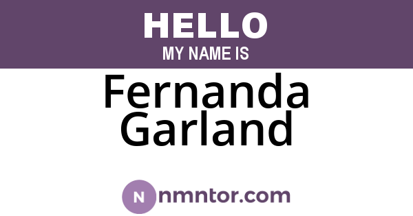 Fernanda Garland