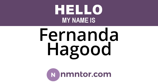 Fernanda Hagood