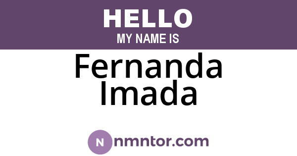 Fernanda Imada