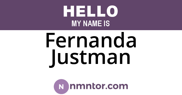 Fernanda Justman