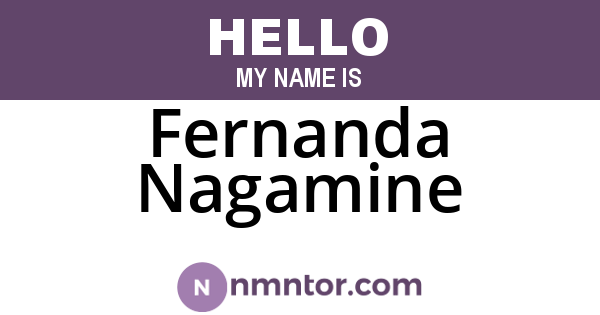 Fernanda Nagamine