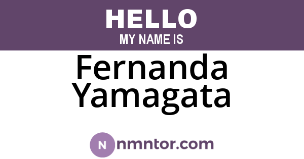 Fernanda Yamagata