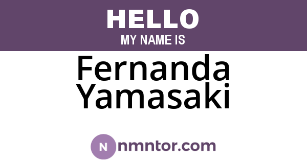 Fernanda Yamasaki