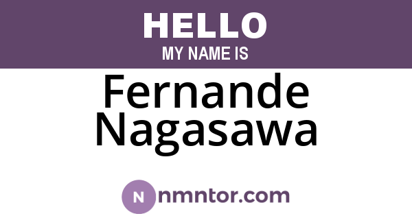 Fernande Nagasawa