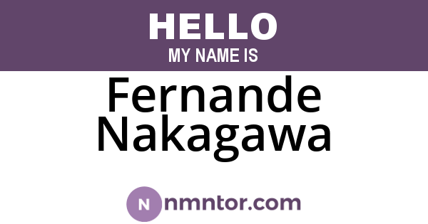 Fernande Nakagawa