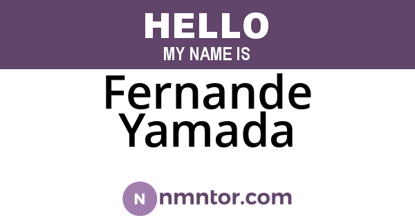 Fernande Yamada