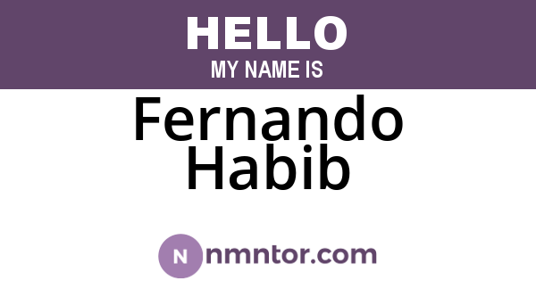 Fernando Habib