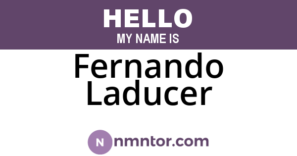 Fernando Laducer
