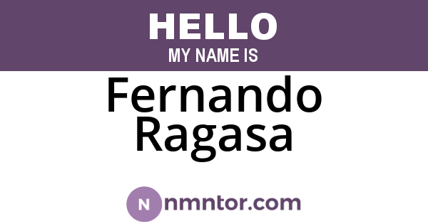 Fernando Ragasa