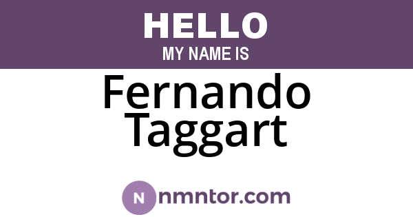 Fernando Taggart