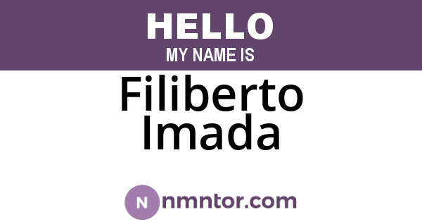Filiberto Imada