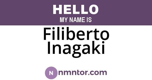 Filiberto Inagaki