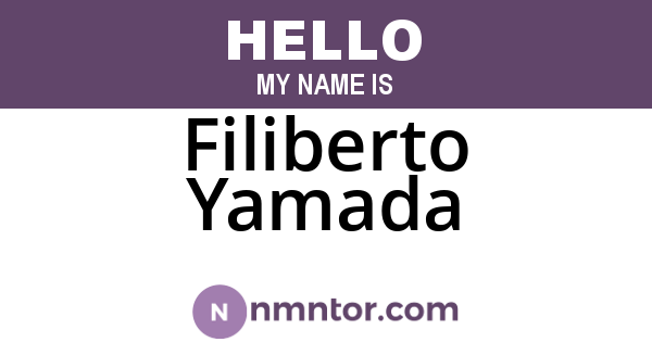 Filiberto Yamada