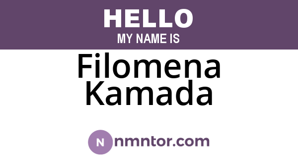 Filomena Kamada