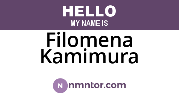 Filomena Kamimura