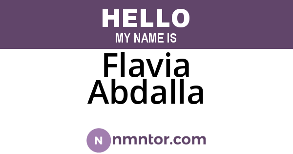 Flavia Abdalla