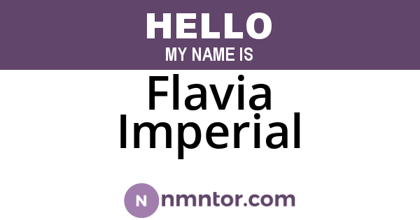 Flavia Imperial