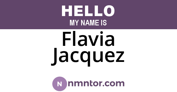 Flavia Jacquez