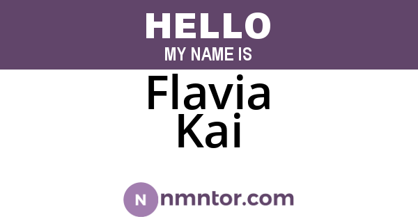 Flavia Kai