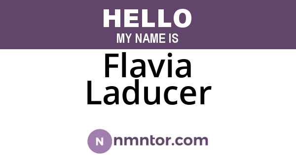 Flavia Laducer