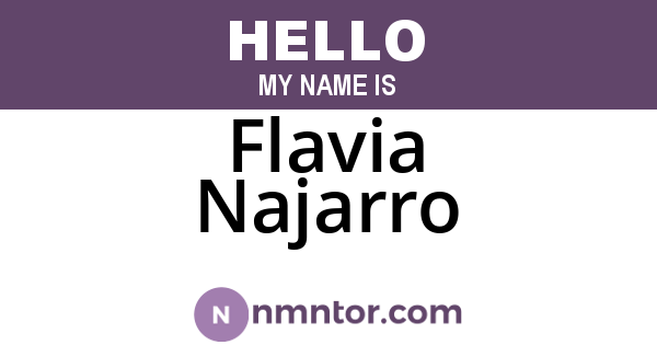 Flavia Najarro