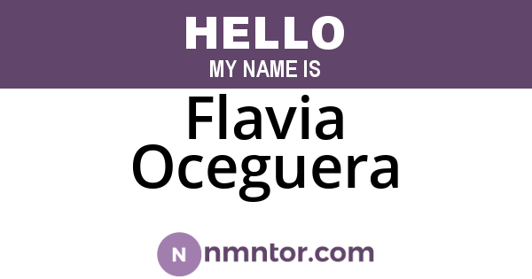 Flavia Oceguera