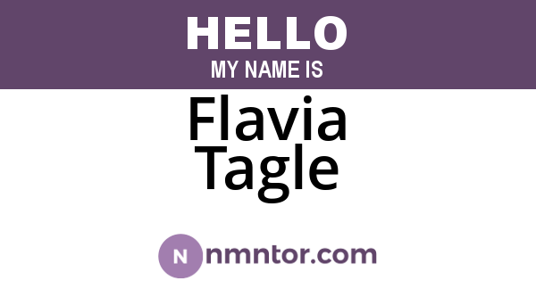 Flavia Tagle