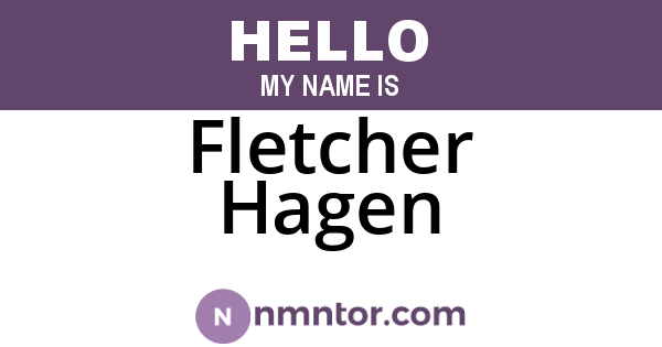 Fletcher Hagen