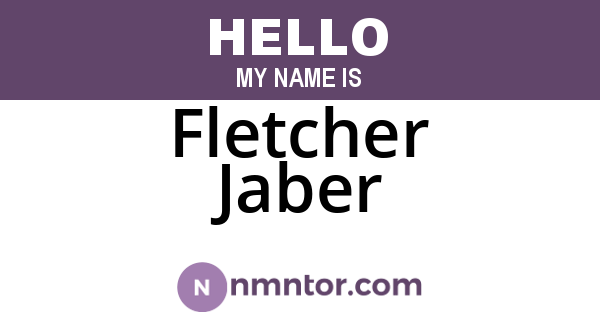 Fletcher Jaber