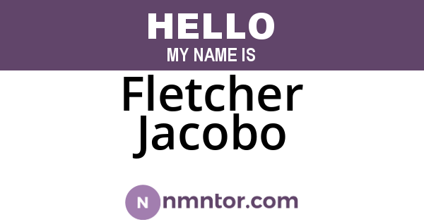 Fletcher Jacobo