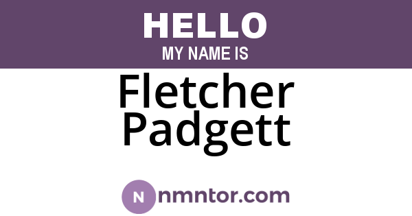 Fletcher Padgett