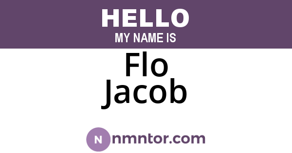 Flo Jacob