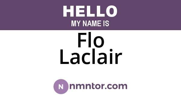 Flo Laclair