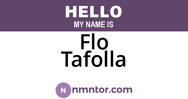 Flo Tafolla