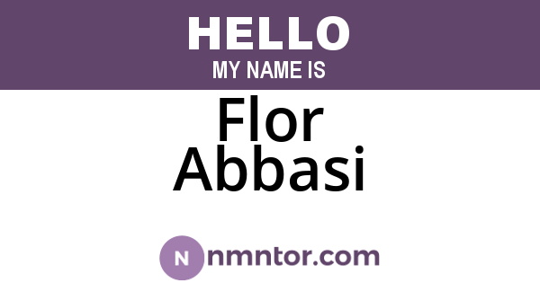 Flor Abbasi