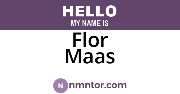 Flor Maas