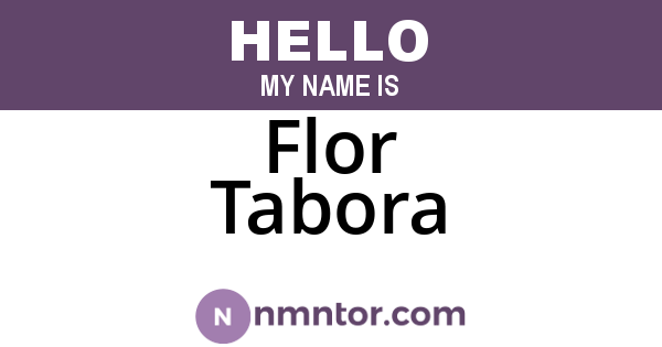 Flor Tabora