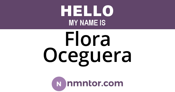 Flora Oceguera