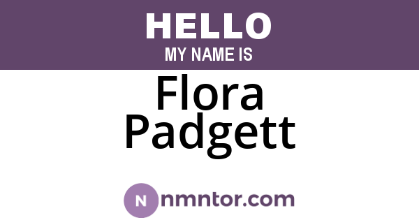 Flora Padgett
