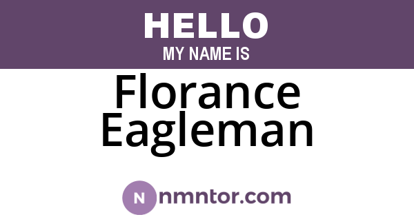 Florance Eagleman