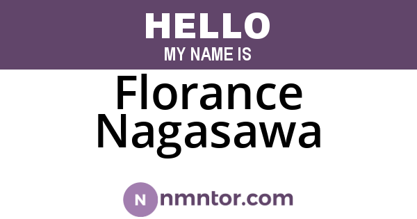 Florance Nagasawa