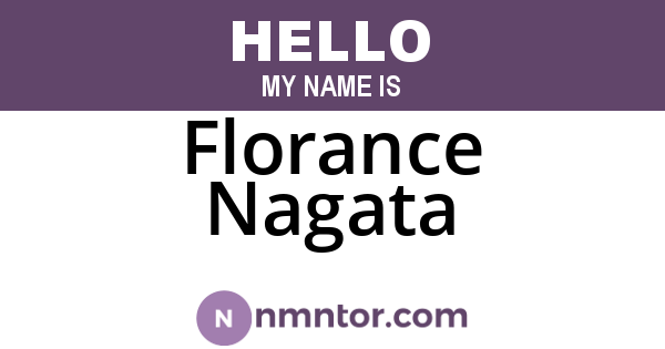 Florance Nagata