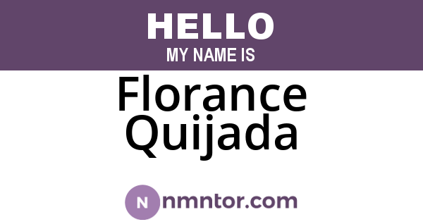 Florance Quijada