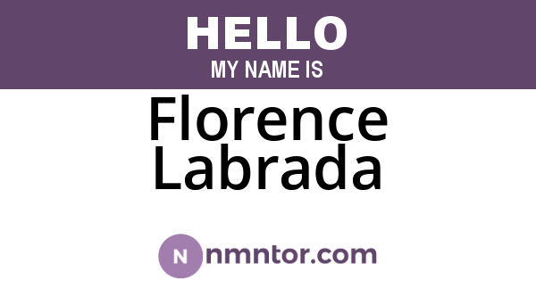 Florence Labrada